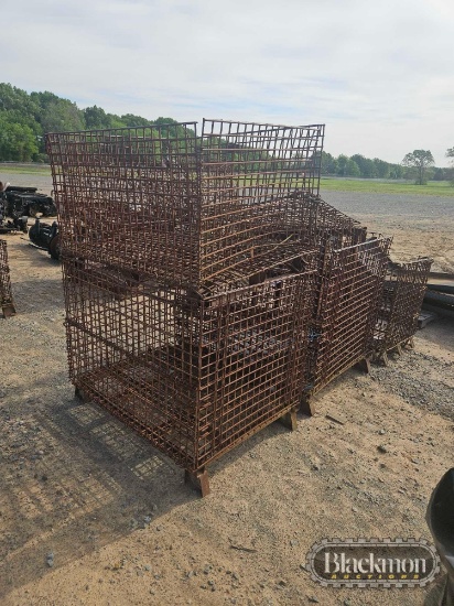(5) Metal Parts Baskets