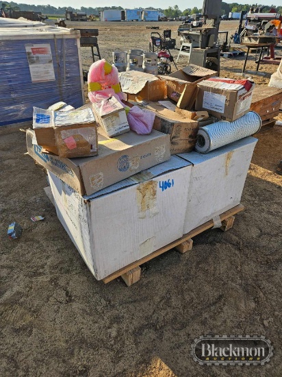 Pallet with Pumps, Hardware,