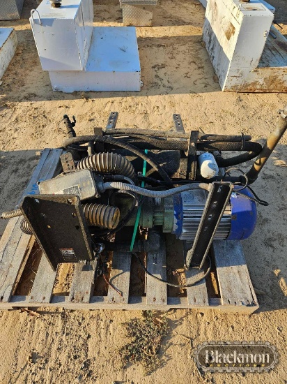 Pallet with Air Compressor,