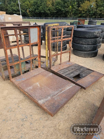 (3) Dock Carts