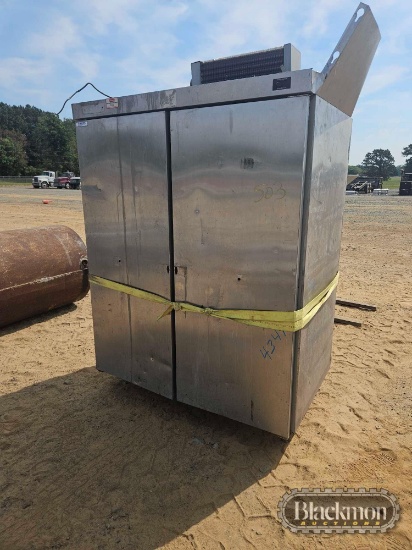 (2) Pallets with (216) Cinder Blocks,