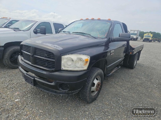 2007 Dodge Ram 3500 HD Flatbed Truck,