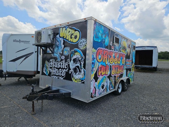 2022 One Fat Frog Food Vending Trailer,