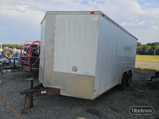 2015 Covered Wagon Trailers Enclosed Trailer,