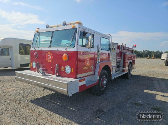 1981 HME E1 Fire Pumper Truck,