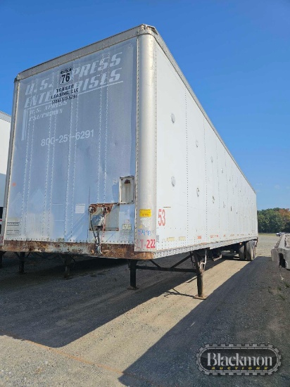 1998 Wabash Van Trailer,