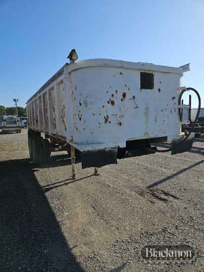 1989 Hilbilt End Dump Trailer,