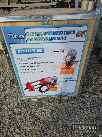 Future FT-YLJ100 Electric Hydraulic Track Pin Press Machine,