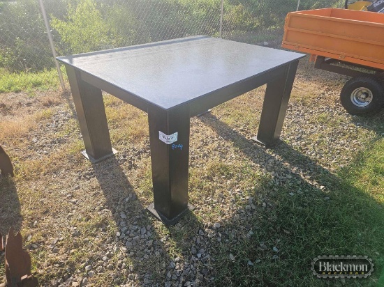 METAL SHOP TABLE, 4 FT X 5 FT