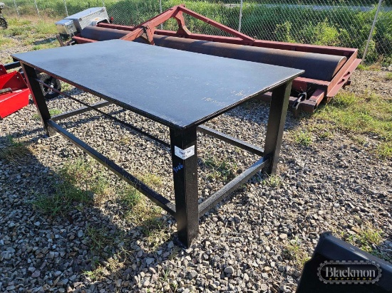 METAL SHOP TABLE, 4 FT X 8 FT