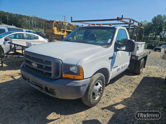1999 Ford F350 Flatbed Truck,