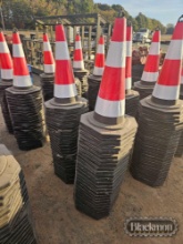 Lot of Traffic Safety Cones,