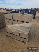 (1) Pallet with Concrete Bond Beam Blocks,