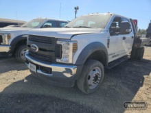 2019 FORD F450 FLATBED TRUCK,