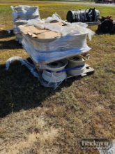 Pallets with Steel Wheels,