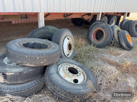 Lot Of Misc Tires And Wheels