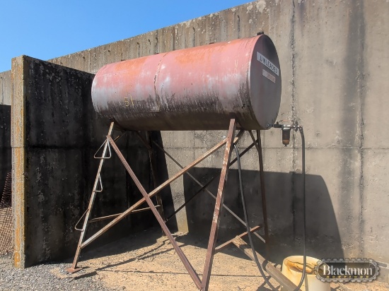 Fuel tank on stand