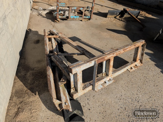 Shopbuilt tire drag skid steer attachment