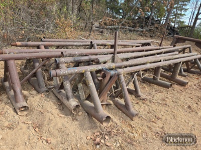 Large Lot Of Pipe Racks