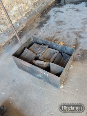 Cart of wheel chocks