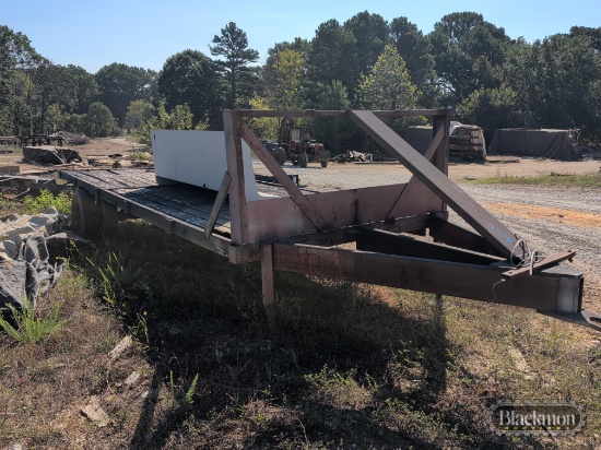 Shopbuilt Flatbed trailer,