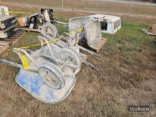 (4) WHEELBARROWS AND CAMPER TOPPER