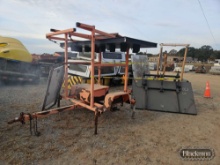 (2) TRAILER MOUNTED SIGNS (WRECKED OR MISSING PARTS AND (1) SLIDE IN BED SIGN,