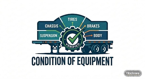 CONDITION OF EQUIPMENT SPECIAL NOTE