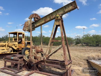 Antique pump jack