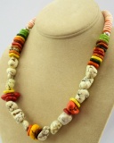 WHITE BUFFALO AND HESHI BEADS