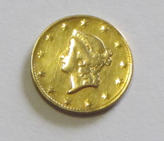FIRST YEAR $1 GOLD 1849 POLISHED
