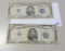 2 $5 SILVER CERTIFICATES