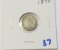 1870 SEATED HALF DIME