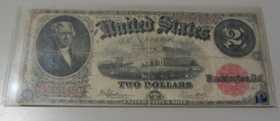$2 LEGAL TENDER RED SEAL 1917