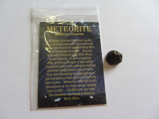 METEORITE FROM SPACE VERY NEAT ITEM