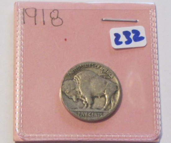 1918 BUFFALO NICKEL