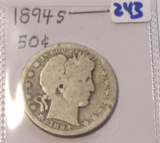 1894-S BARBER HALF