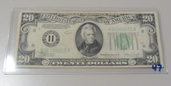 $20 1934-C FRN