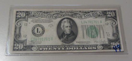 $20 1934-C FRN SAN FRANCISCO