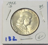 1952 BU FRANKLIN HALF