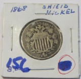 1868 SHIELD NICKEL