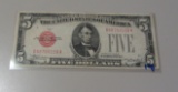 $5 1928-B RED SEAL