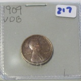 1909 VDB WHEAT CENT