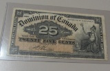 25 CENT CANADA FRACTIONAL CURRENCY 1900