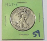 1927-S WL HALF DOLLAR