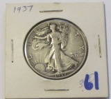 1937 WALKING LIBERTY HALF