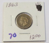 1863 INDIAN HEAD CENT