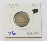 1857 FLYING EAGLE CENT