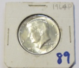 SILVER 1964 KENNEDY HALF