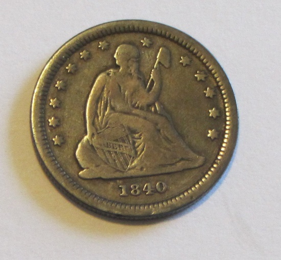 SCARCE 1840-O SEATED QUARTER